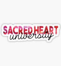 Sacred Heart University Water Color Sticker
