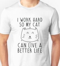 Camiseta unisex Trabajo duro...