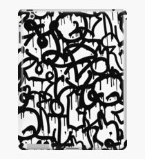 Black and White Graffiti iPad Case/Skin