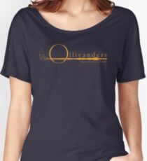 Ollivanders Logo in Gelb Loose Fit T-Shirt