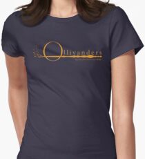 Ollivanders Logo in Yellow Women's Fitted T-Shirt