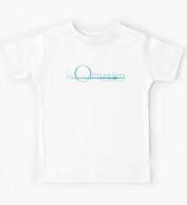 Ollivanders Logo in Blue Kids Tee