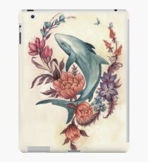 Vinilo o funda para iPad Tiburón floral