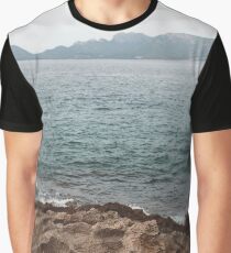 Mediterranean Shore Graphic T-Shirt