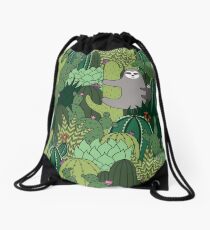 Kaktus-Faultier Rucksackbeutel