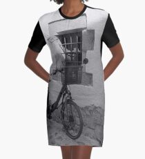 Bicycle Niche Graphic T-Shirt Dress