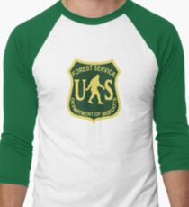 US Forest Service Bigfoot Men's Baseball ¾ T-Shirt