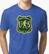 US Forest Service Bigfoot Tri-blend T-Shirt