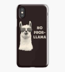 No Problem Llama iPhone Case
