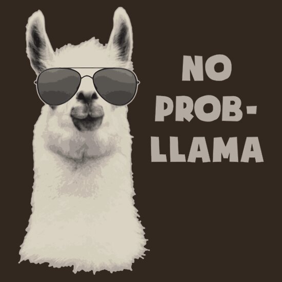 No Prob Llama: Stickers | Redbubble