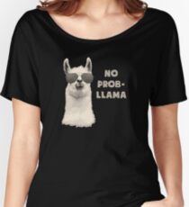 No Problem Llama Women's Relaxed Fit T-Shirt