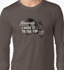 Camiseta de manga larga Parque Nacional de Yosemite Half Dome California America IMITTT Llegué a la cima