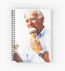 Joe Biden Eis essen Spiralblock