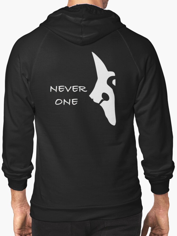quot kindred wolf never one quot zipped hoodies by foxxykitten redbubble quot kindred wolf never one quot zipped hoodies by foxxykitten redbubble