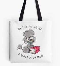 Professor Poodle Tote Bag