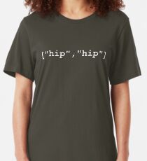 Hip Hip Hooray Programming Array Slim Fit T-Shirt