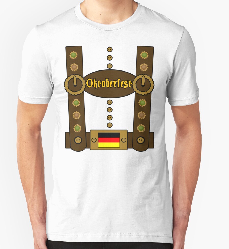 oktoberfest lederhosen shirt