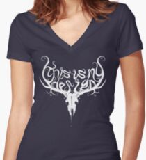 This Is My Design Women's Fitted V-Neck T-Shirt