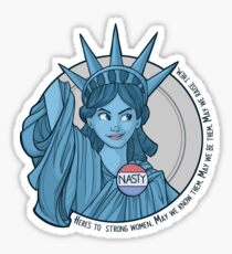 Nasty Lady Liberty Sticker