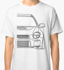wrx sti outline - black Classic T-Shirt
