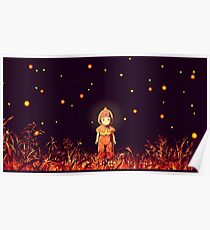 grave of the fireflies (la tumba de las luciérnagas) Poster
