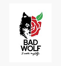 BAD WOLF Photographic Print