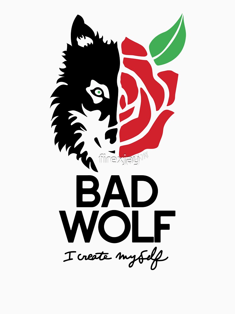 "BAD WOLF" T-shirt by firexjay | Redbubble