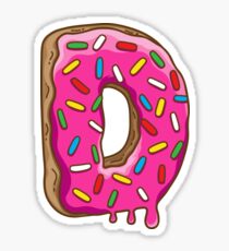 D is for Donut Sticker