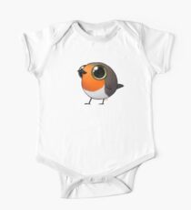 Cute Fat Robin One Piece - Short Sleeve