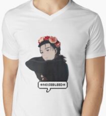 Camiseta de cuello en V etheral yuri