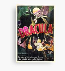Vampire Poster Canvas Print