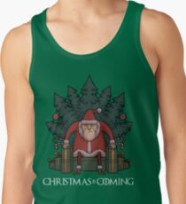 Santa Of Thrones - Christmas Is Coming Tank Top