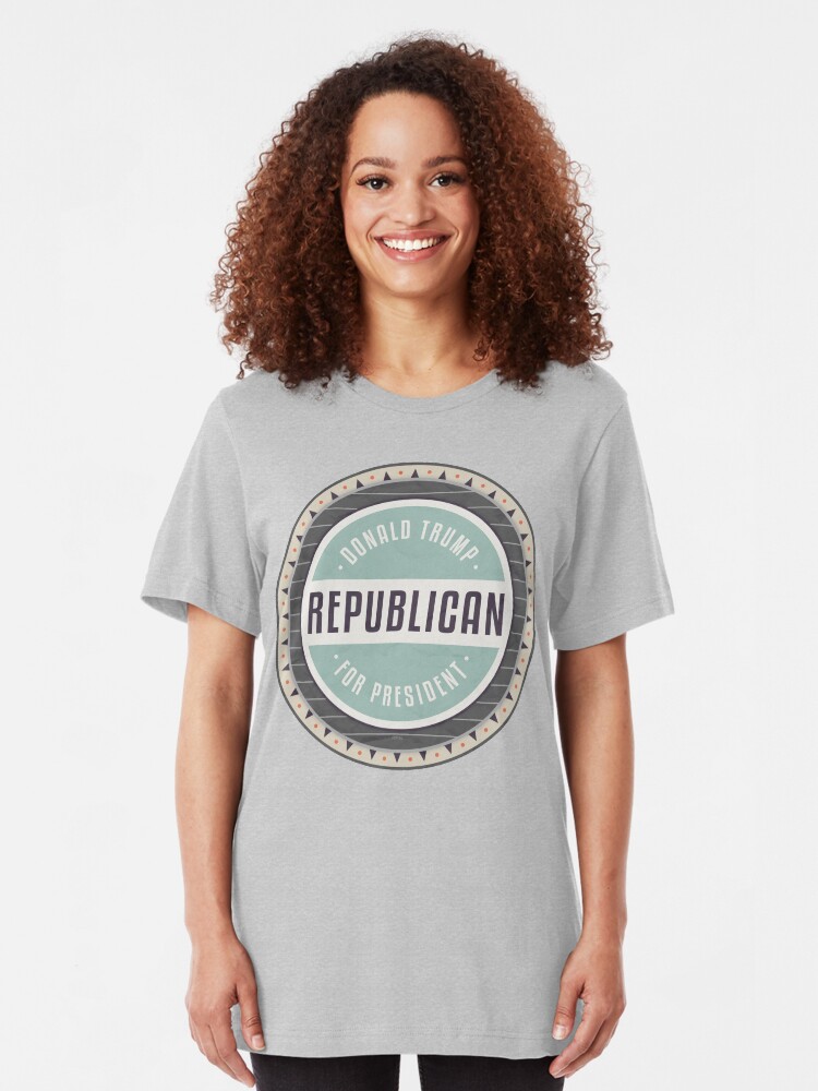 Alternate view of Trump For President Slim Fit T-Shirt