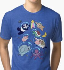 Space Animals! Tri-blend T-Shirt
