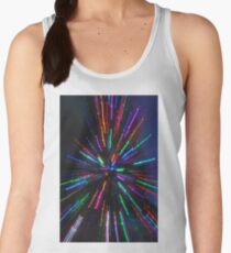 blue crazy christmas lights Women's Tank Top