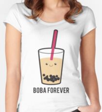 Boba Forever Women's Fitted Scoop T-Shirt
