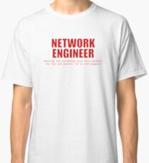 Network Engineer (Red) Classic T-Shirt