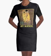 Klimt The Kiss Art Matters Graphic T-Shirt Dress