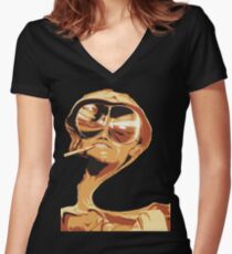 Fear and Loathing in las Vegas Women's Fitted V-Neck T-Shirt