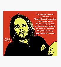 Tim Minchin Christmas Photographic Print
