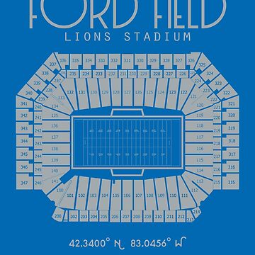 Detroit Lions Seating Guide  Detroit Lions 