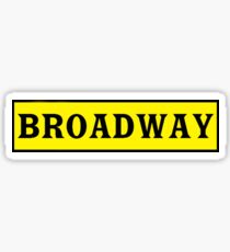 Broadway Sticker