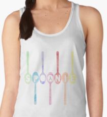 Spoonie Spoons Watercolor Women's Tank Top
