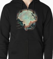 Spirited Night Zipped Hoodie
