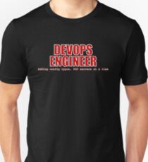 Devops Engineer (Red) Unisex T-Shirt