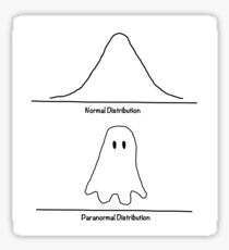 normal distribution Sticker