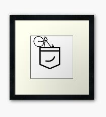 Fixie in the Pocket Framed Print