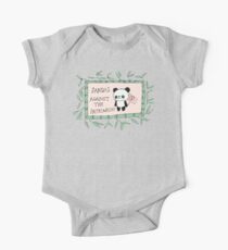 Pandas against the Patriarchy Baby Body Kurzarm