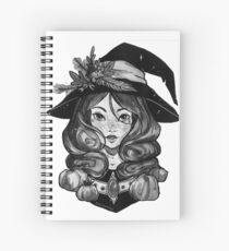 Witch of pumpkin Spiral Notebook
