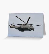 Royal Navy Merlin Helicopter Greeting Card